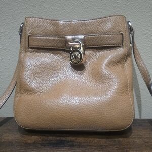Michael Kors Tan Leather Shoulder Bag